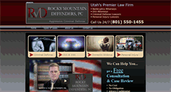 Desktop Screenshot of criminalutahattorney.com